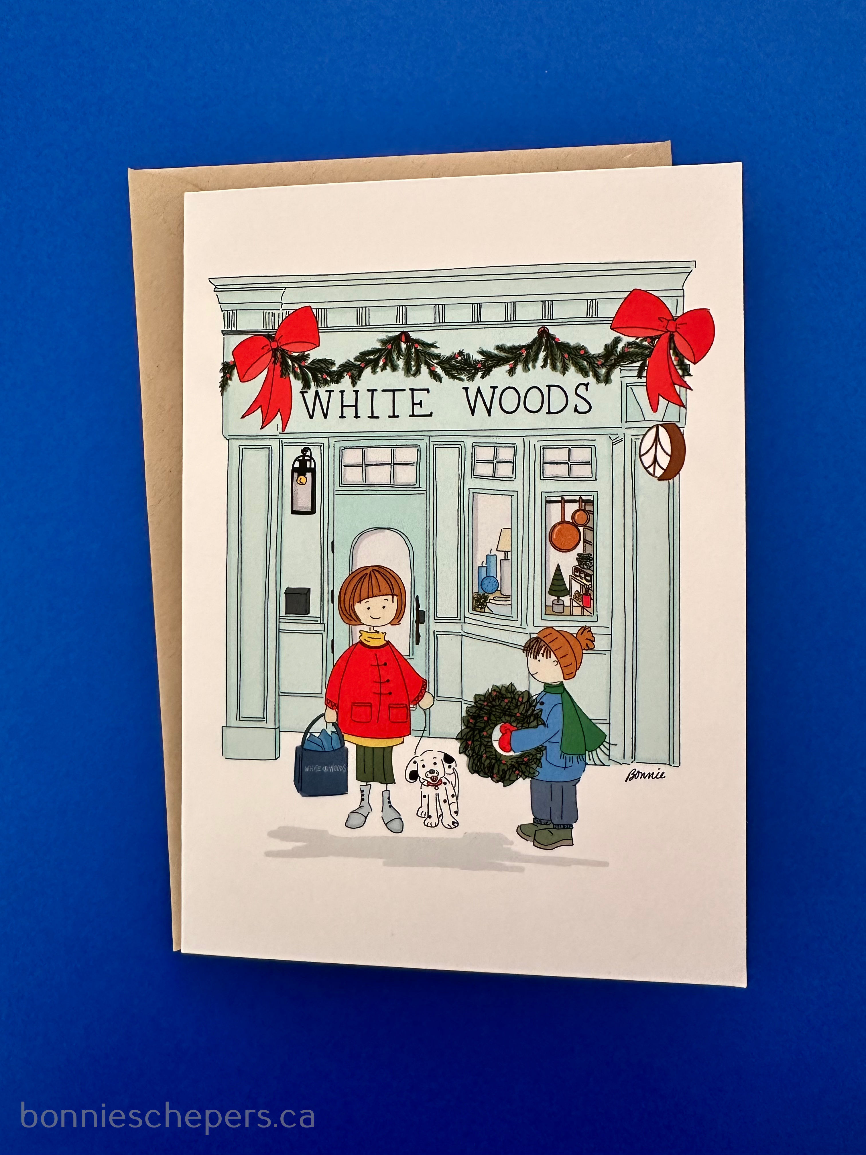 White Woods | notecard and envelope