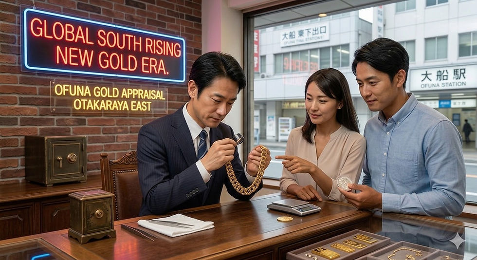 新興国(グローバルサウス)の台頭と金相場