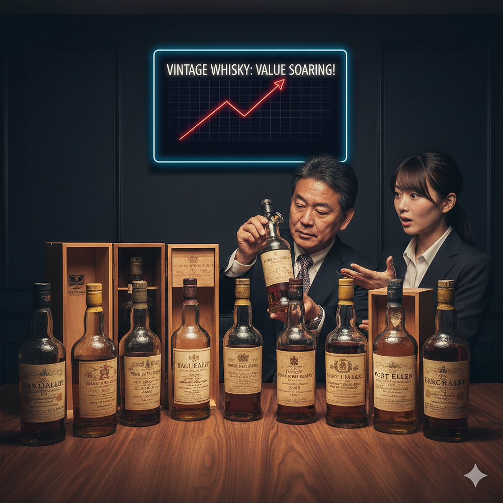 賞味期限がないから価値が上がる?古いウイスキーの驚きの買取価格とは