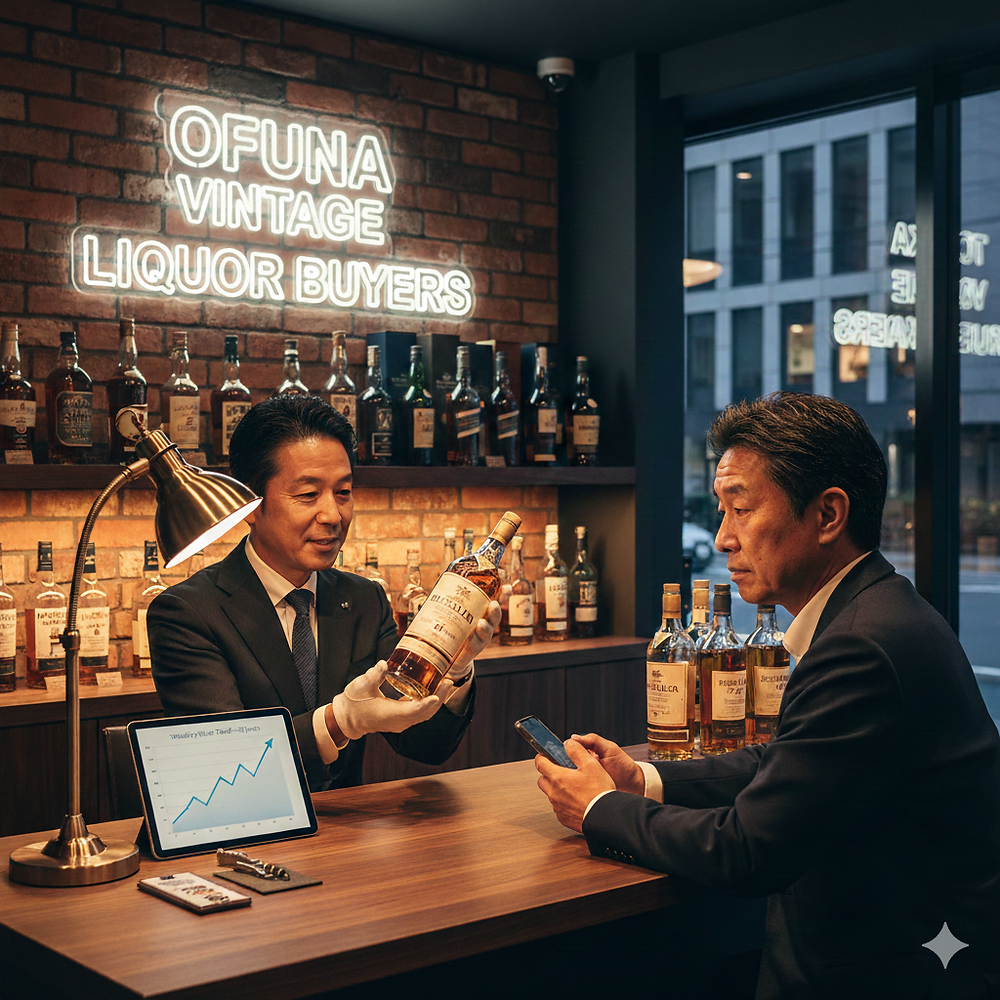 30年前の未開封ウイスキーは飲める？おたからや大船東口店が教える高価