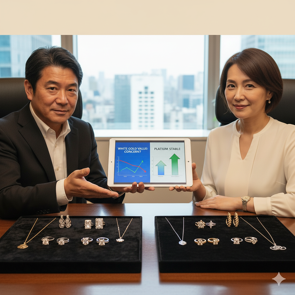 プラチナとホワイトゴールド、結局どっちが価値あるの？戸塚で徹底比較｜おたからや 戸塚店