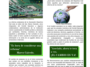 Deportivo Cali a debate: reforma de estatutos