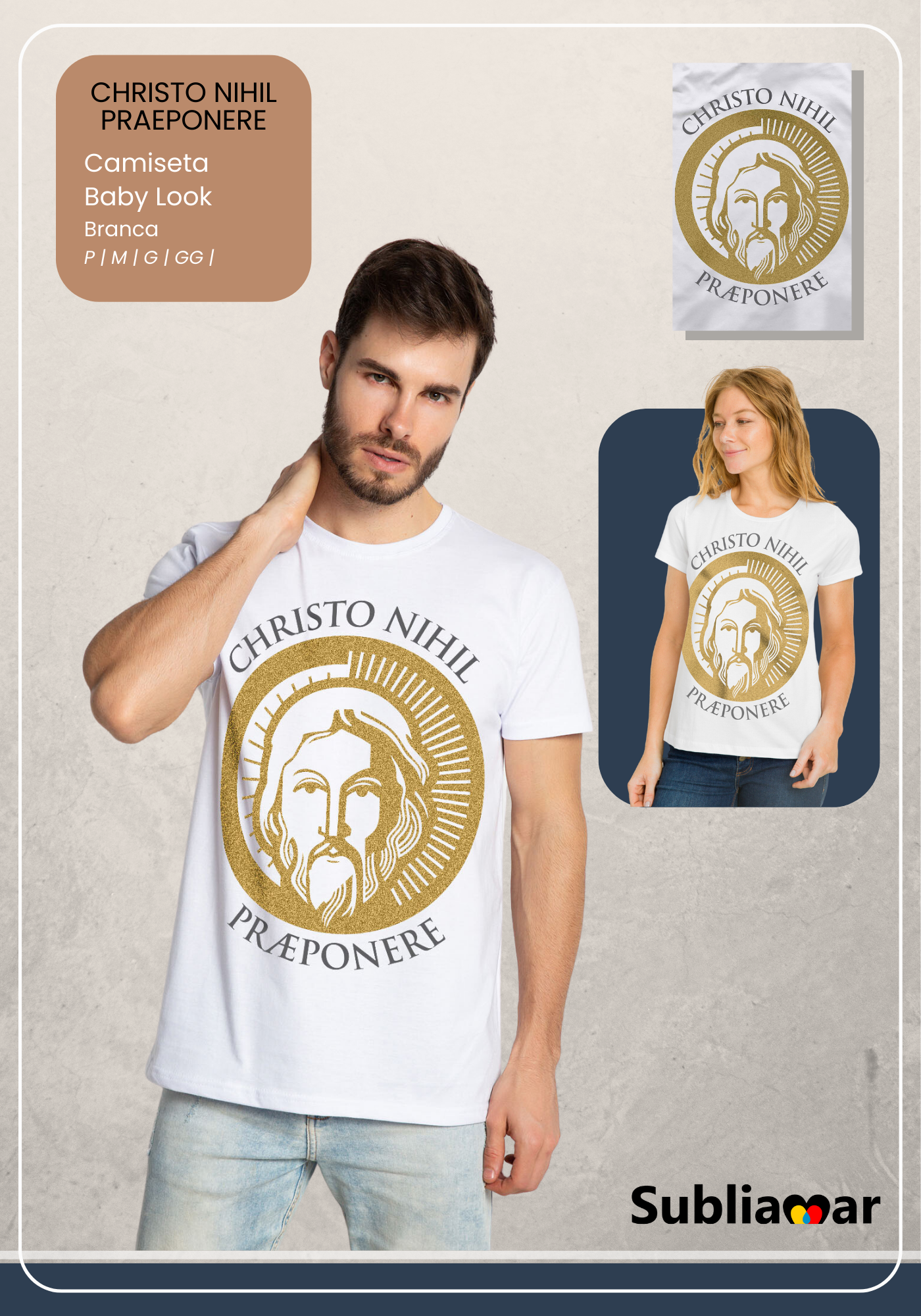 Camiseta Cristo Nihll Praeponere