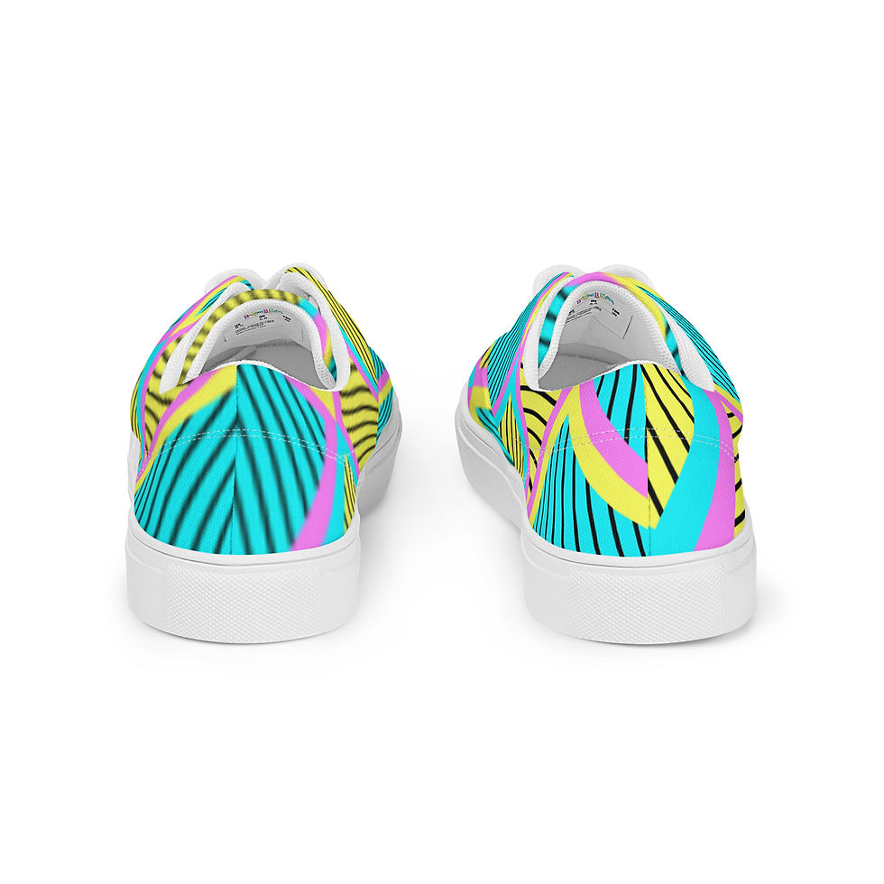 Miniaturbild: ZEBRA by Kalie - Men’s lace-up canvas shoes