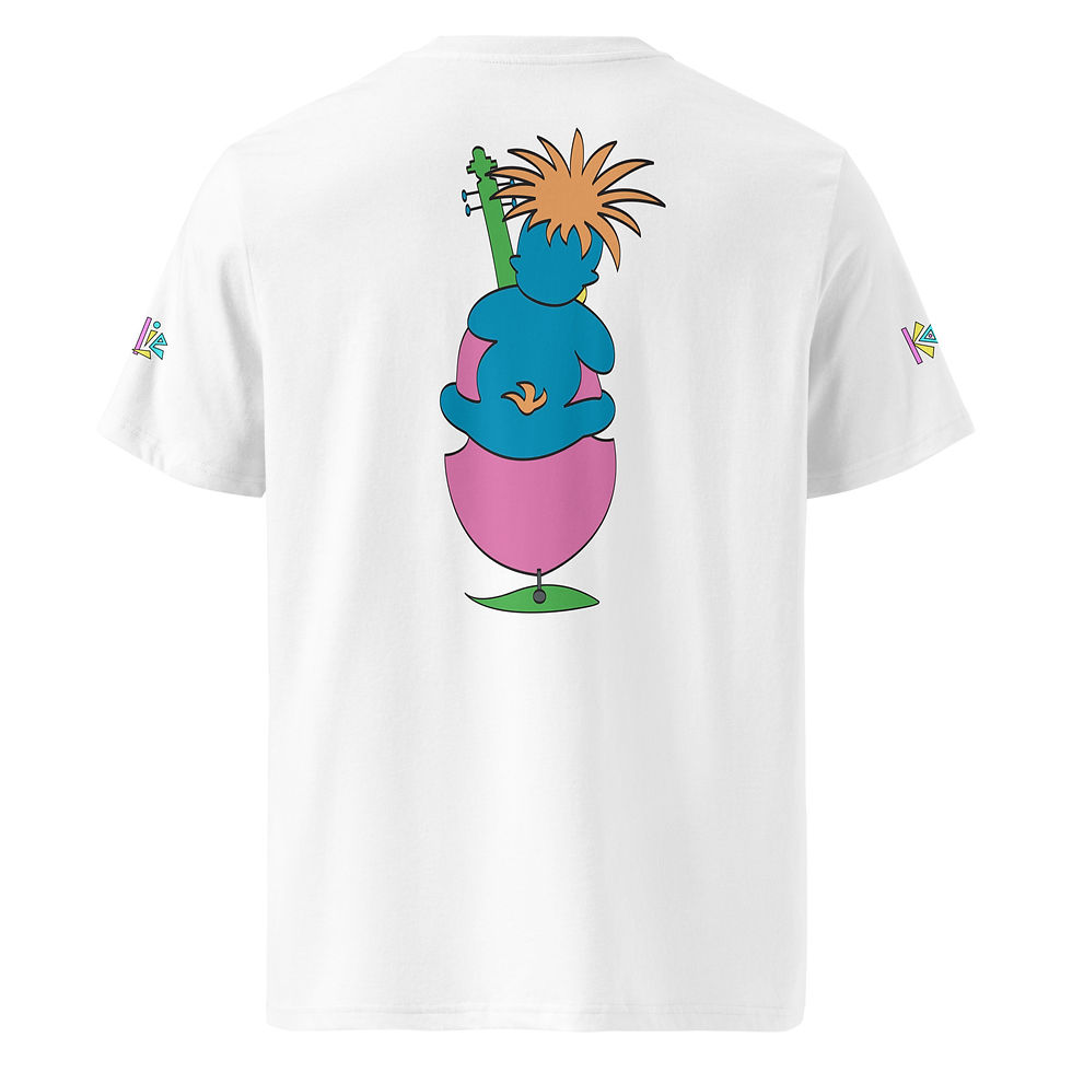 Miniaturbild: BANANA BASS MONKIE by Kalie -  Unisex organic cotton t-shirt