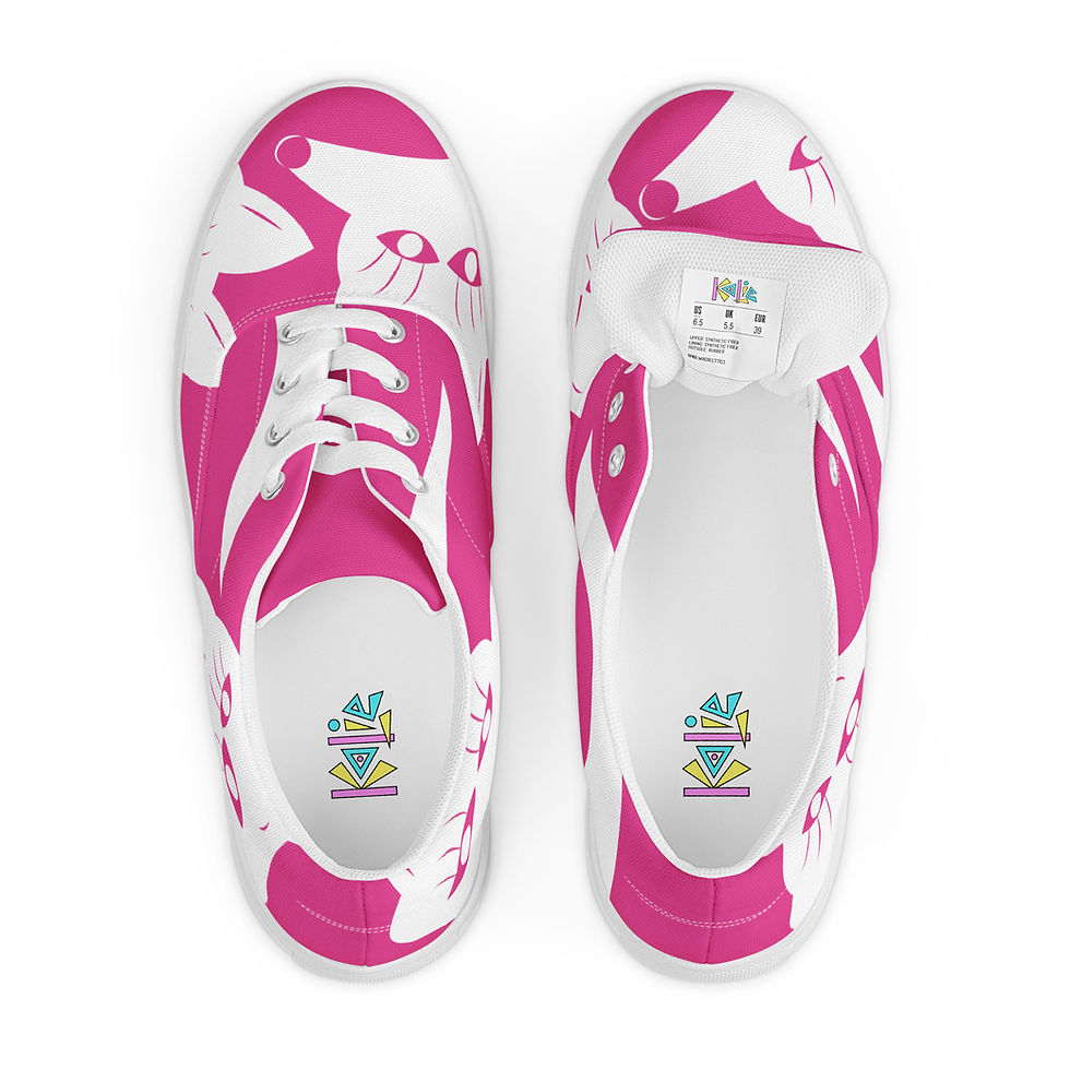 Thumbnail: FOX by Kalie - Women’s lace-up canvas shoes