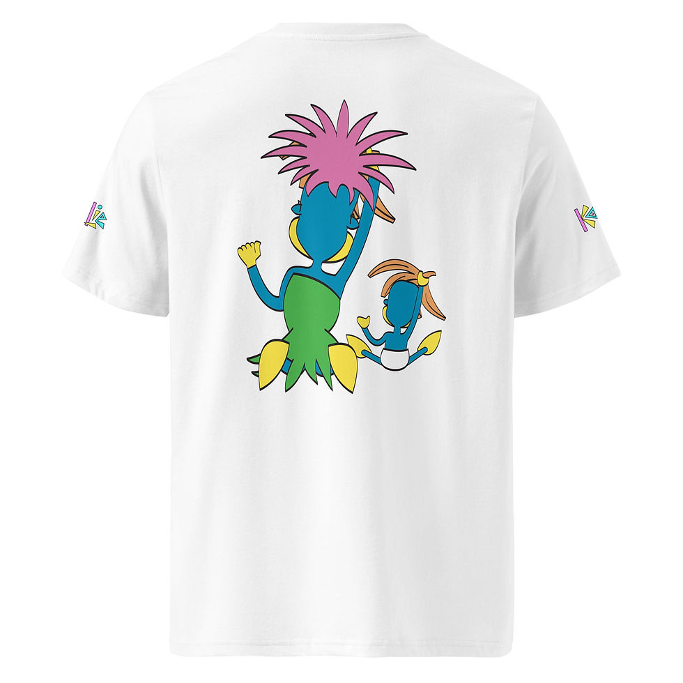 Miniaturbild: AUNTIE MONKIE & BABY by Kalie - Unisex organic cotton t-shirt