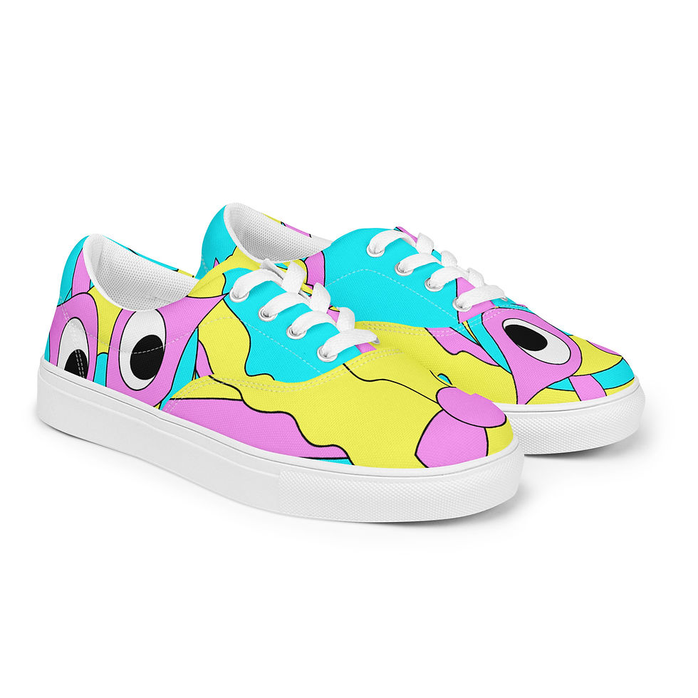 Thumbnail: ZEBRA by Kalie - Women’s lace-up canvas shoes