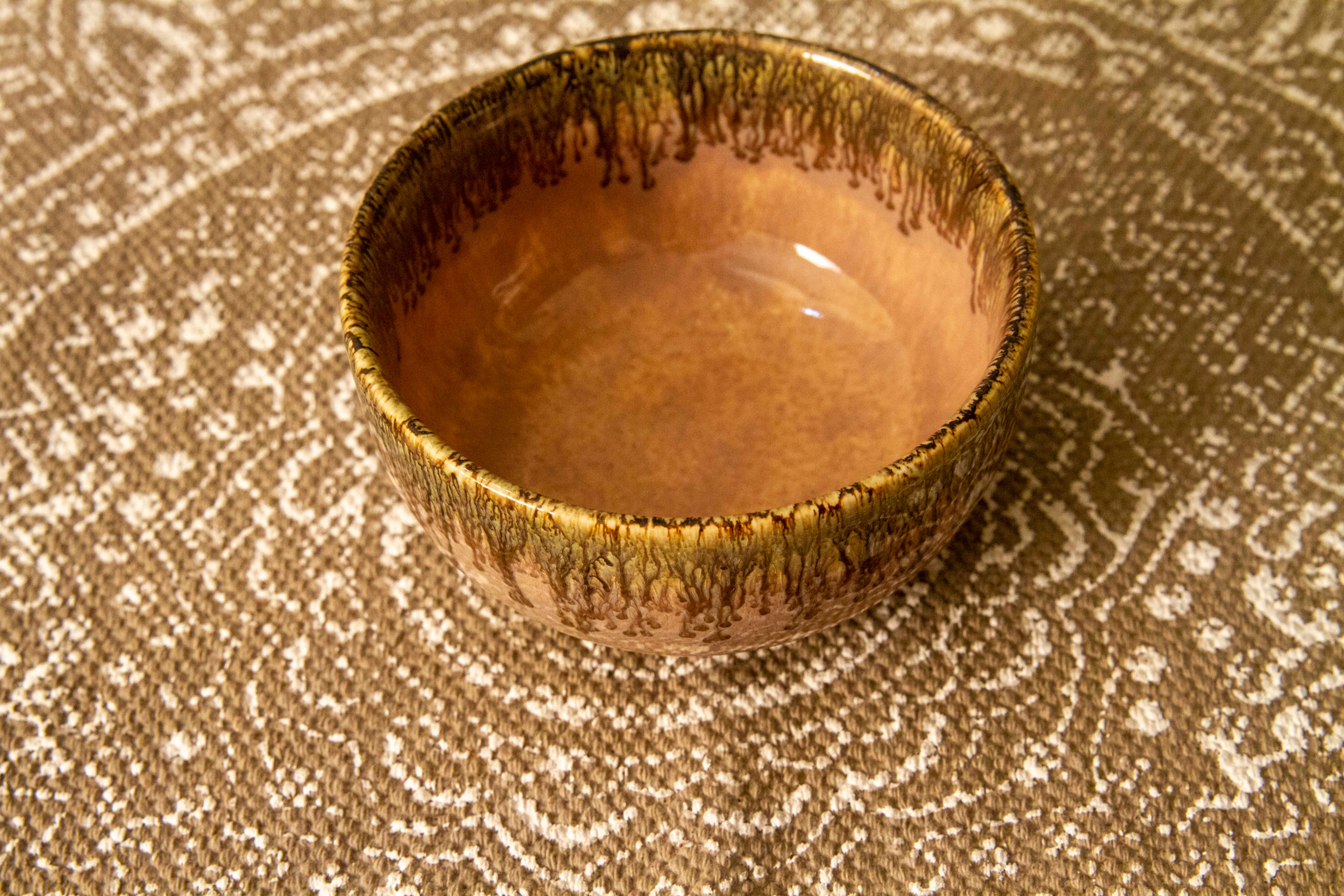 Soup Bowl SAKURA (Pink With Brown Rim)