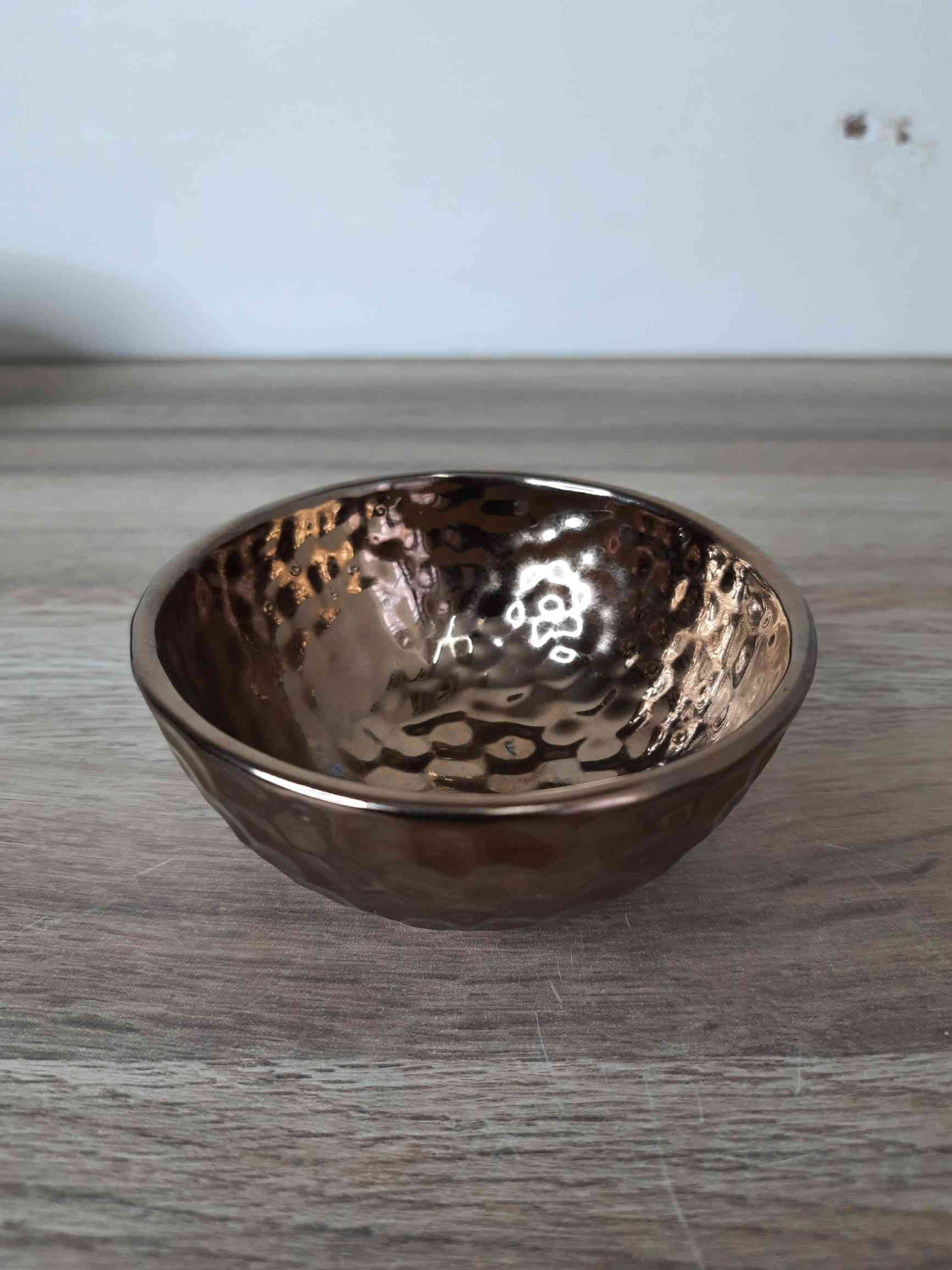 handmade Ceramic Copper 4" Soup Bowl/Katori