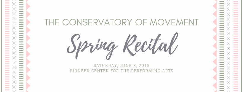 Spring Recital 6/8/19