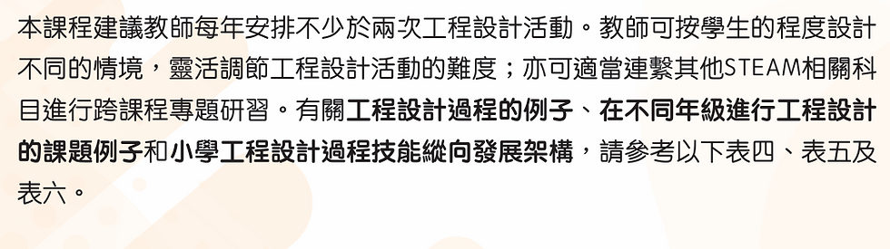 科學教育學領域~科學(小一至小六)課程指引, 第20頁