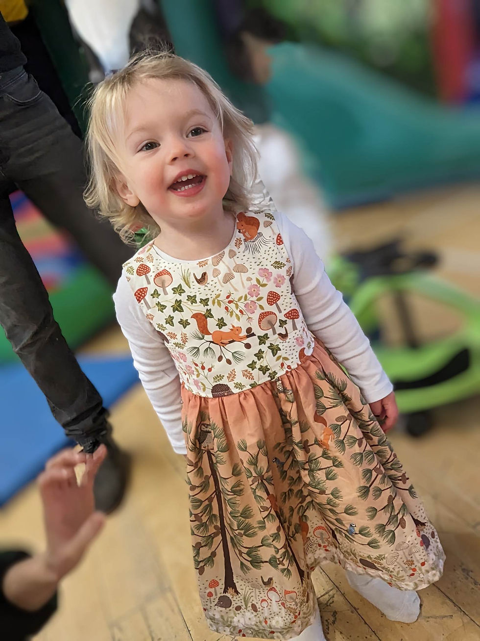 Mia in Woodland Dress