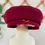 Thumbnail: French Style Beret with soft lining and small ribbon bow on the front