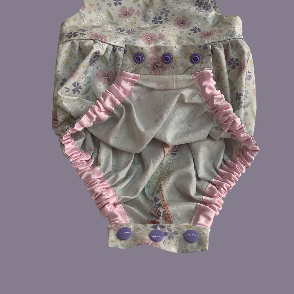Thumbnail: Baby Bubble Romper l Summer Floral l Cotton