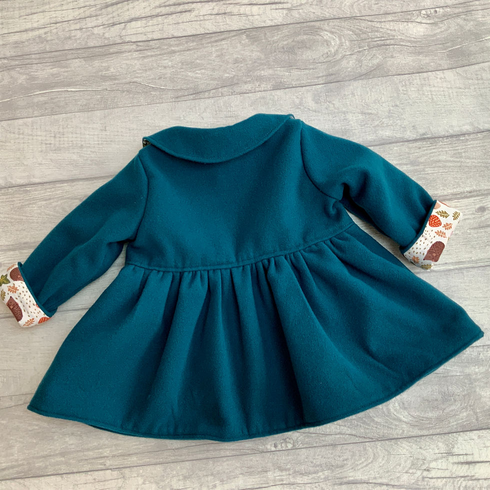Thumbnail: Girls Teal Blue Green Winter Coat | Fully Lined | 12months-10 years