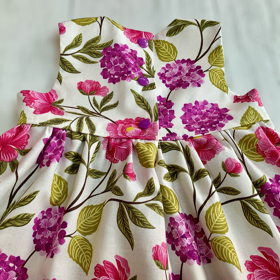 Thumbnail: Summer Florals Dress | Handmade 0-10 years |