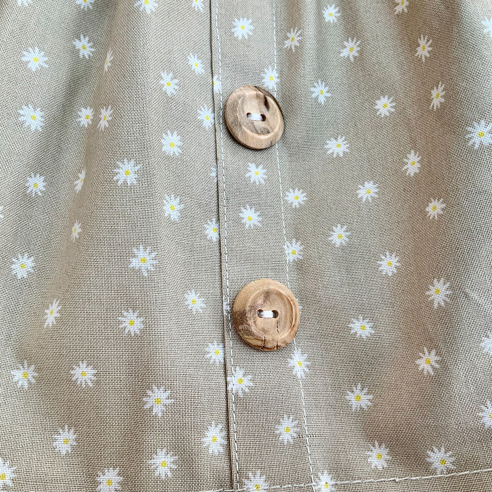 Thumbnail: Girls Daisy Print Skirt | Choice of 2 Colours | Paperbag Style Waist