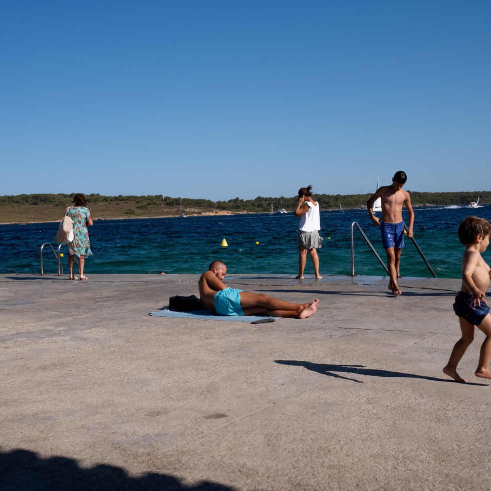 "Scenes from the Shore I", Majorca, 2023