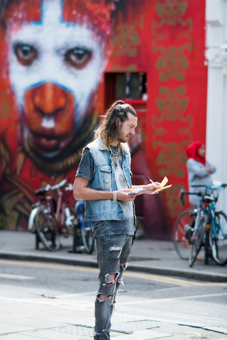 “Wall Stare”, London, 2017