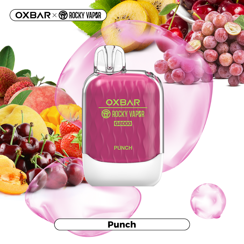 ROCKY VAPOR OXBAR G8000 The Friendly Vapor