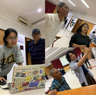 Mahasiswa Desain Interior STDI Bandung sedang asistensi proyek rumah tinggal dengan dosen Ir Edwin Rifanindo