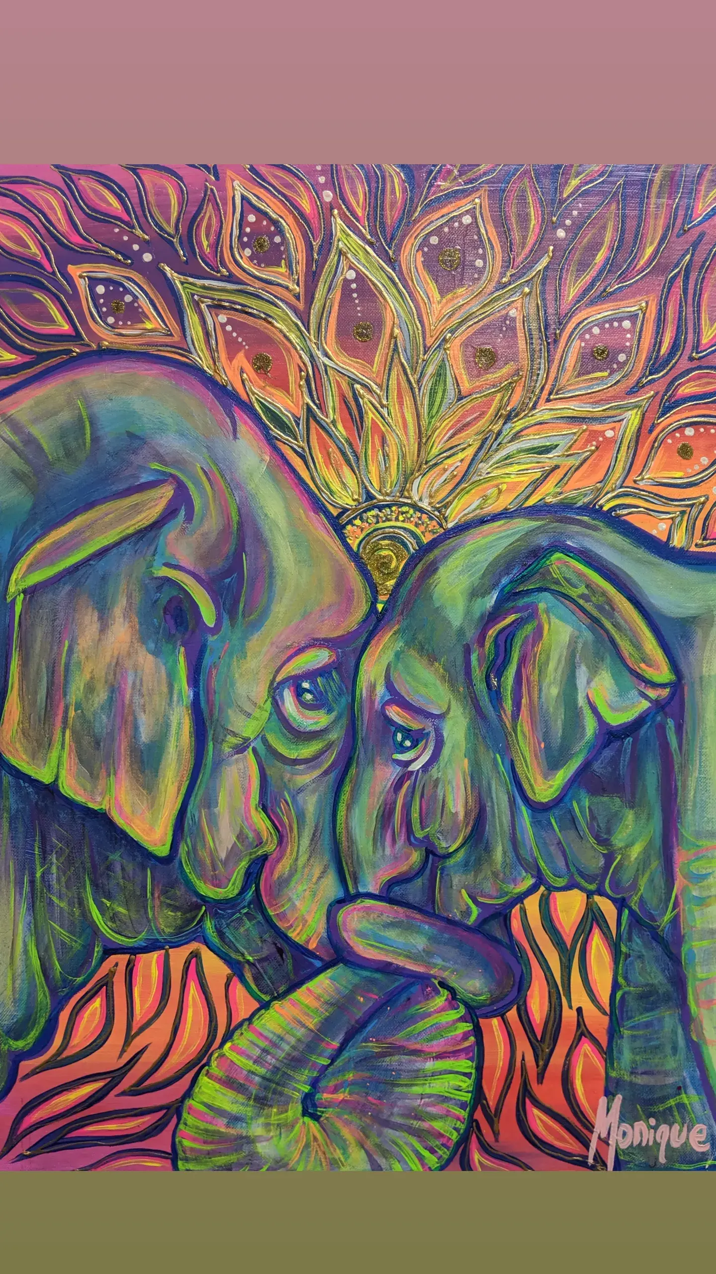 Elephant Love (signed print) 