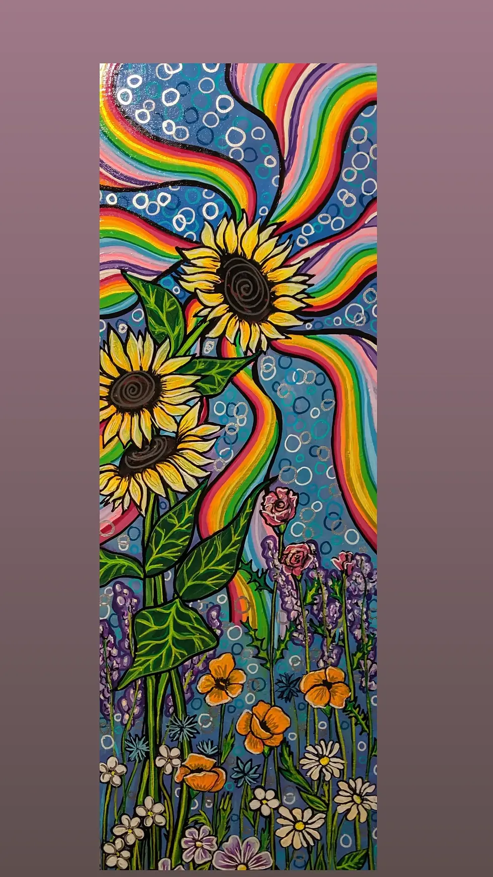 Rainbows and Sunflowers (signed print)