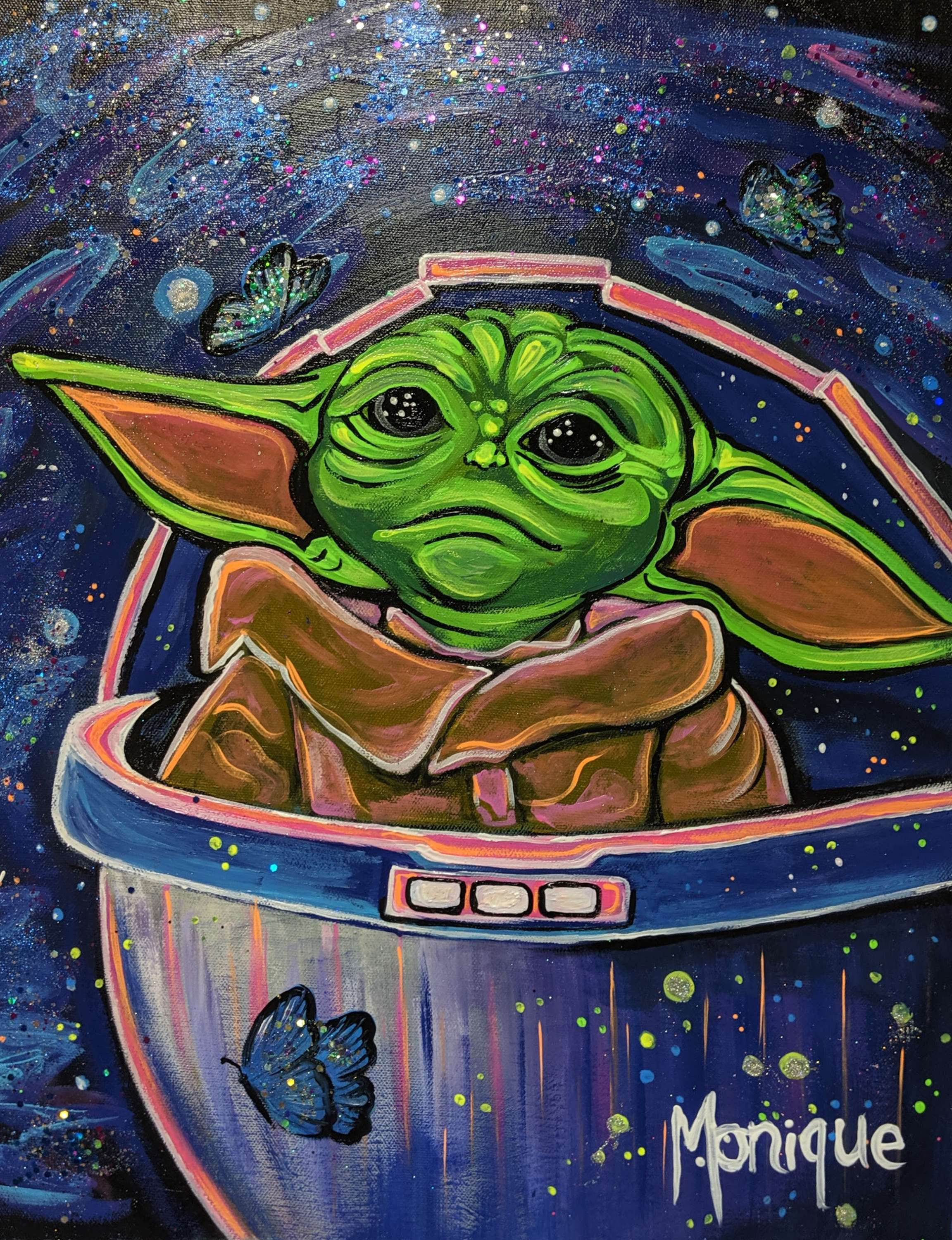 Baby Yoda (signed print)