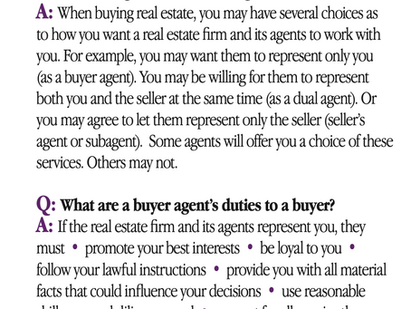 What Buyer Agency Should Be...