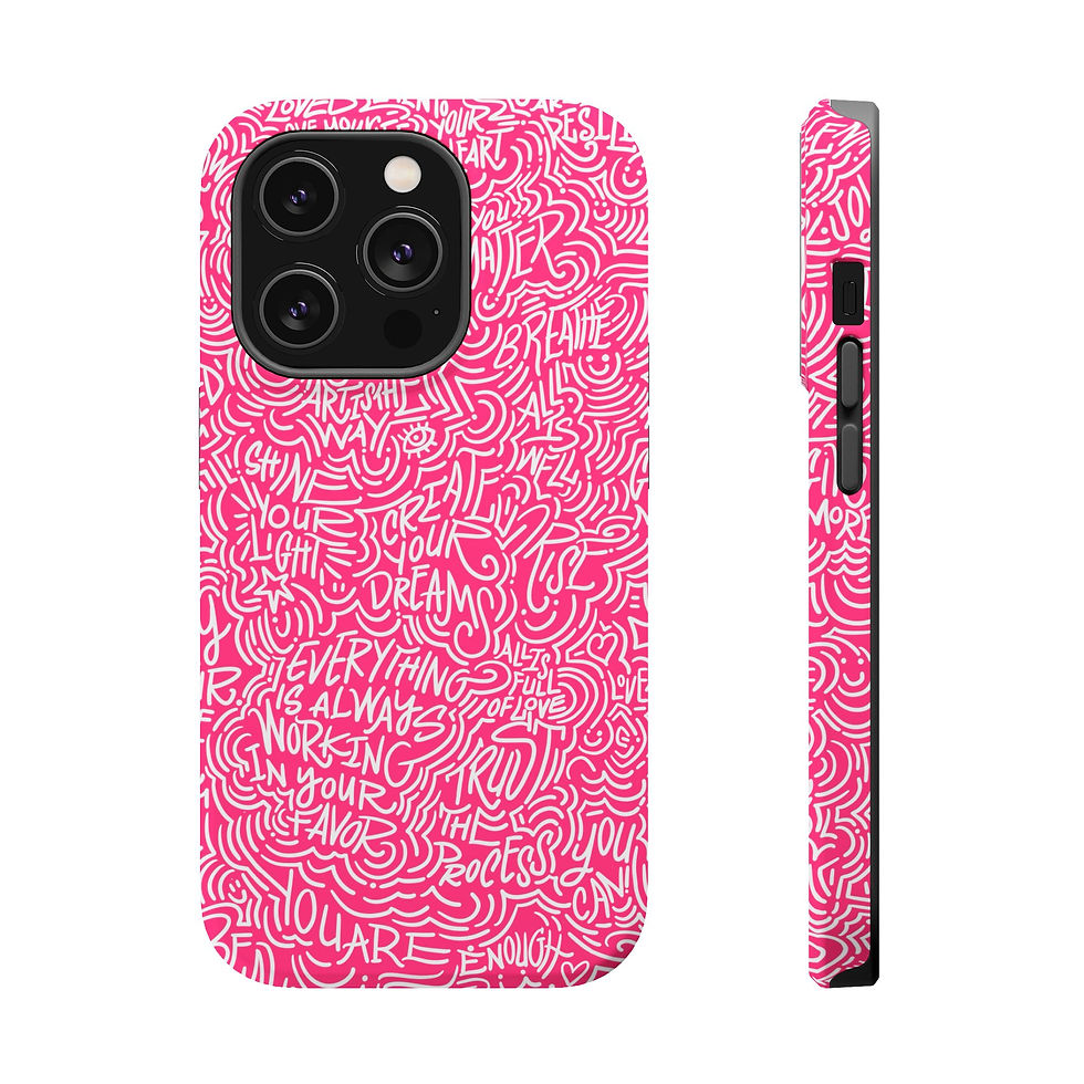Thumbnail: "Inner Strength"-  Pink Phone Case- The Amazing Maze Design