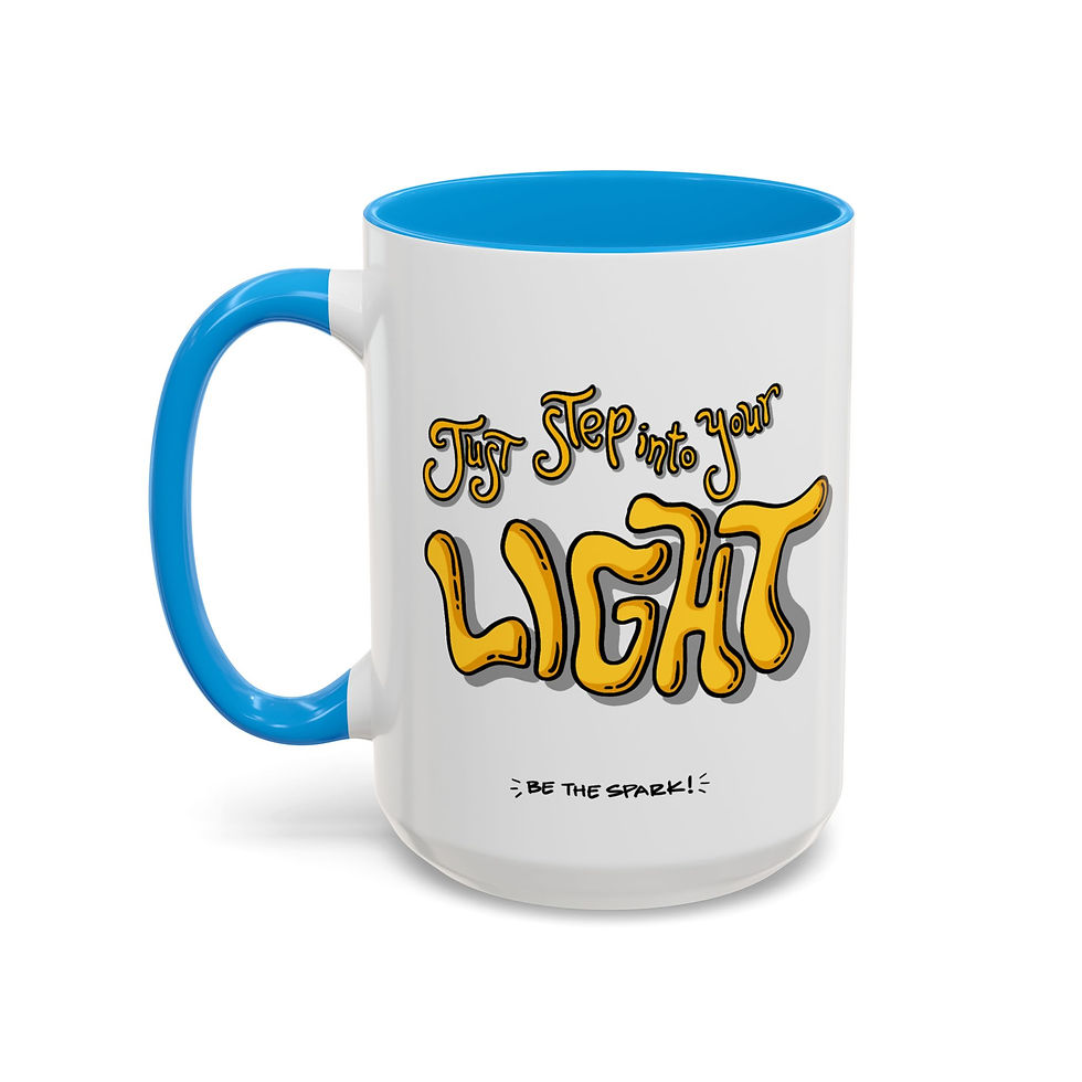 Thumbnail: Be You Ceramic Mug — Inspirational Yellow Script Coffee Cup (11oz & 15oz)