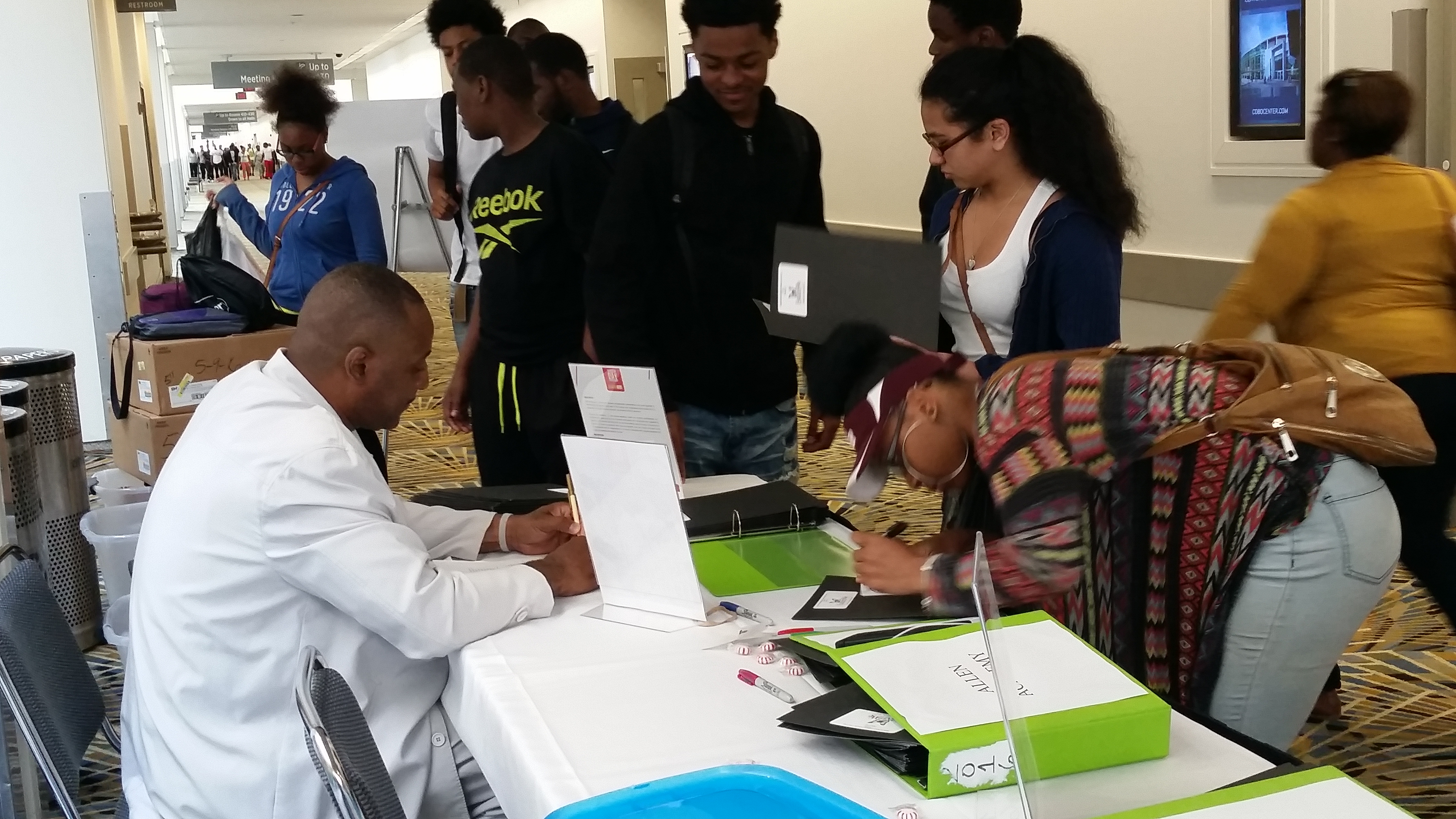Mr. Dandridge Registering Our Youth