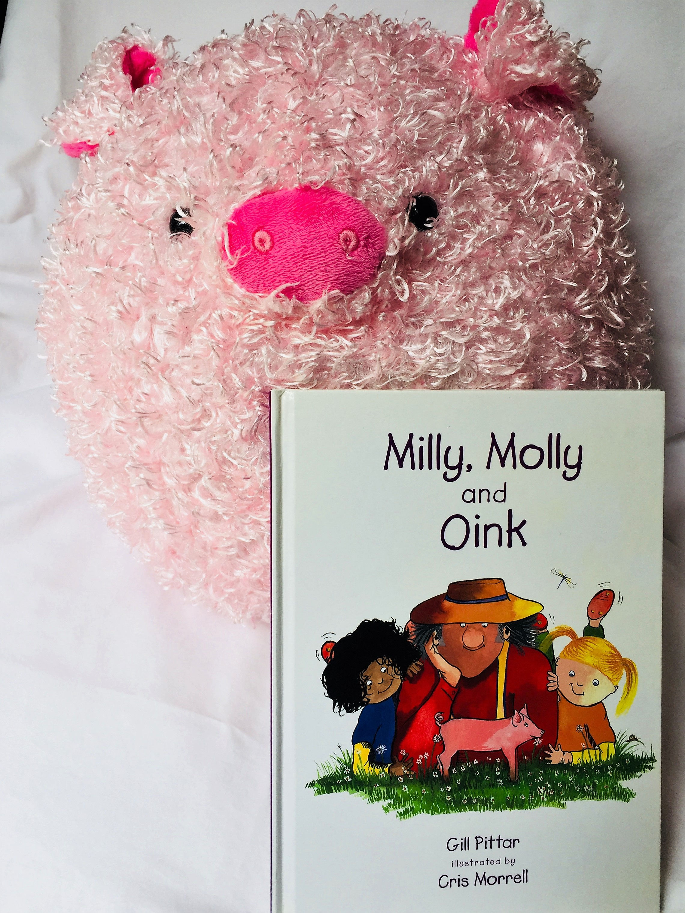 Milly, Molly & Oink (Book and fluffy, pink plush Pig "Oink")