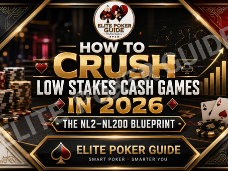 How to Build a Winning Low-Stakes Cash Game Study Plan in 2026