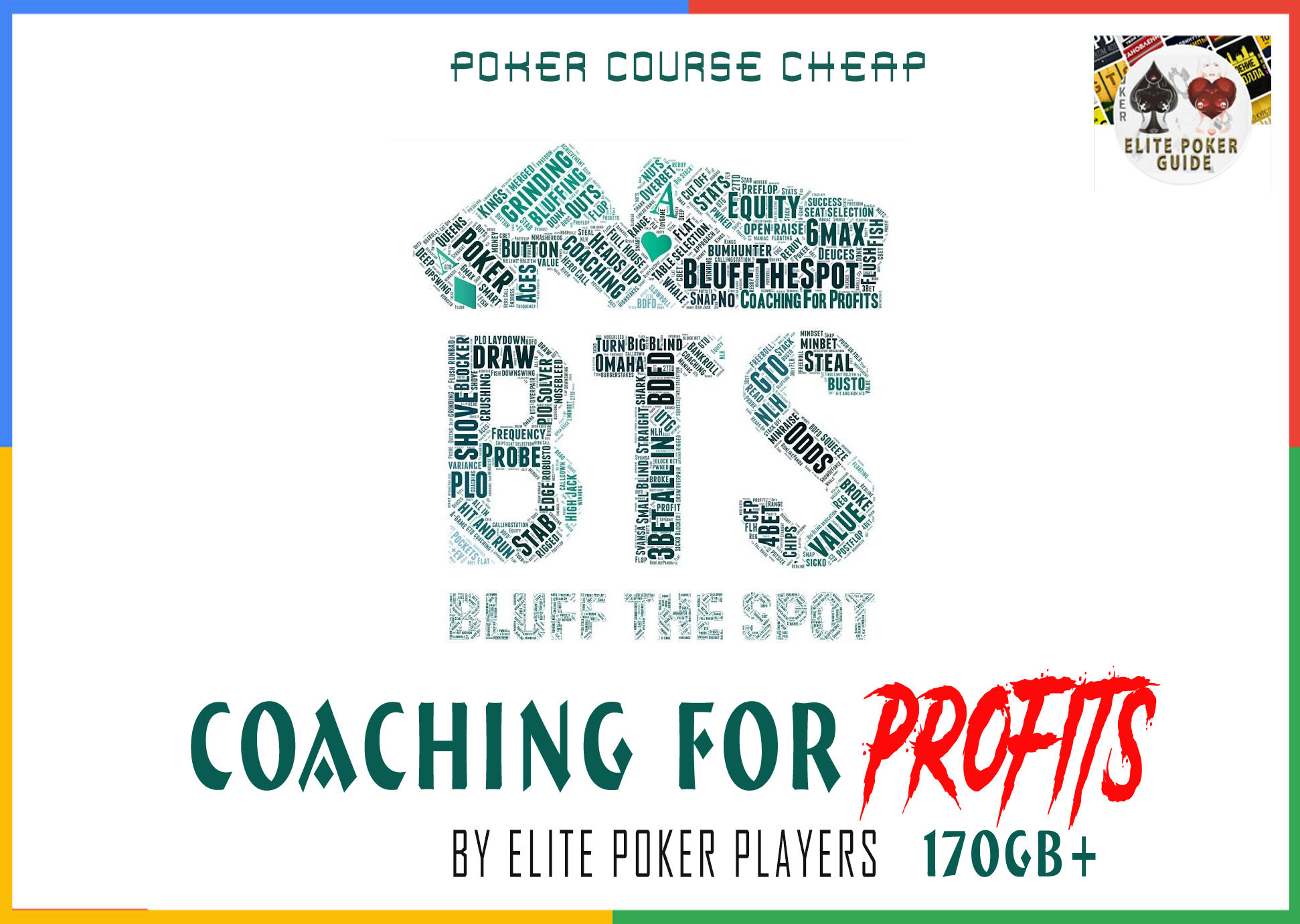 BLUFFTHESPOT BTS - COACHING FOR PROFITS ULTIMATE PACK