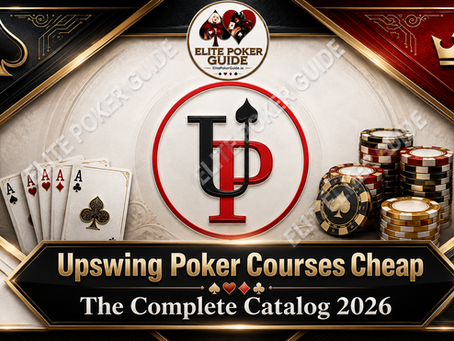 Build a 30-Day Poker Study Plan From the Upswing Poker Catalog