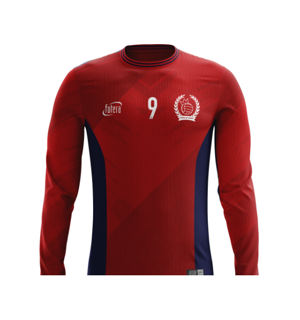 Thumbnail: Volleyball kit shirt jersey design kit builder uk england sublimated long sleeve futera team uk custom bespoke