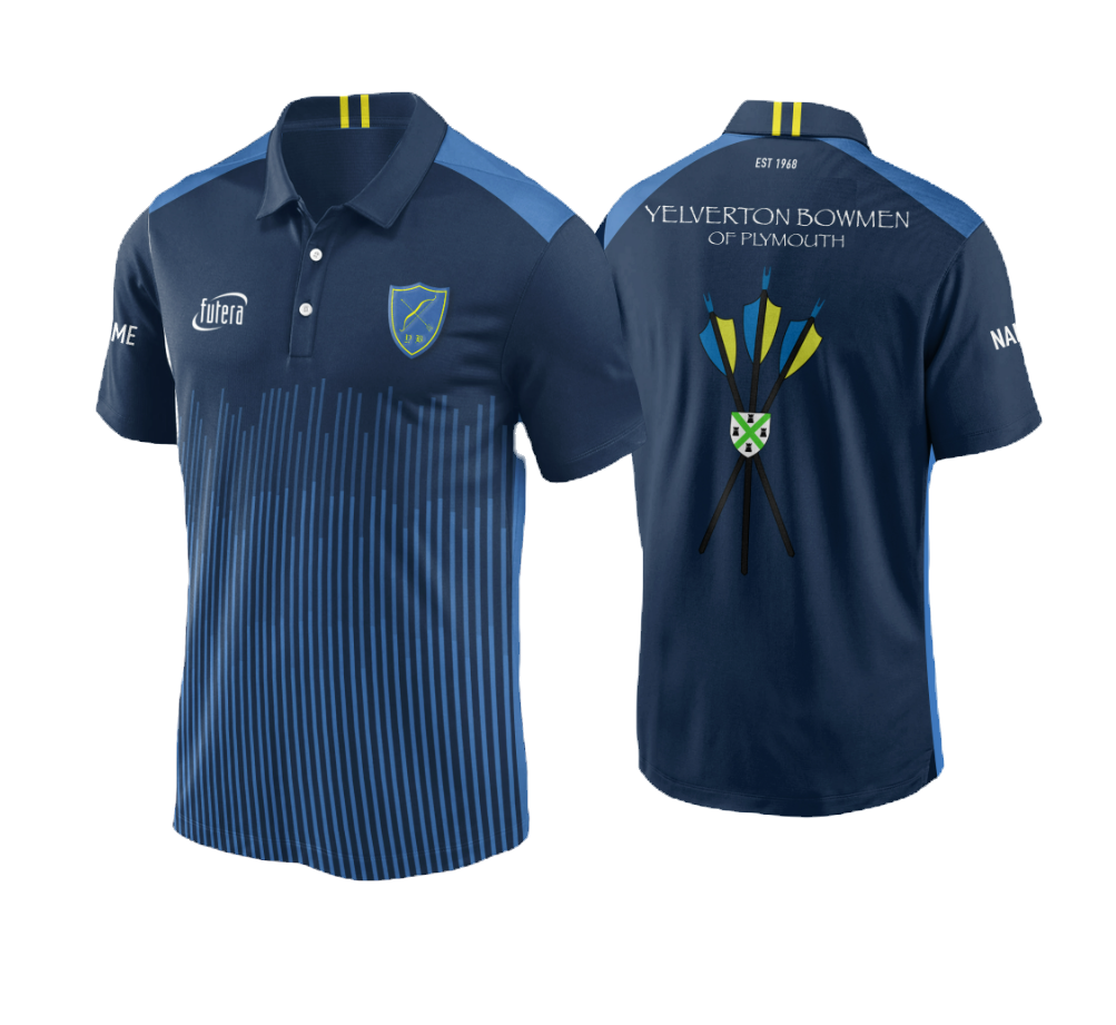 Yelverton Bowmen Archery Match Polo sublimated free design