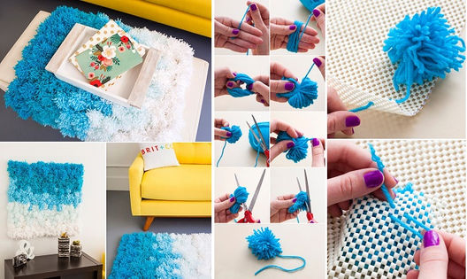 DIY - Tapete de pompom!