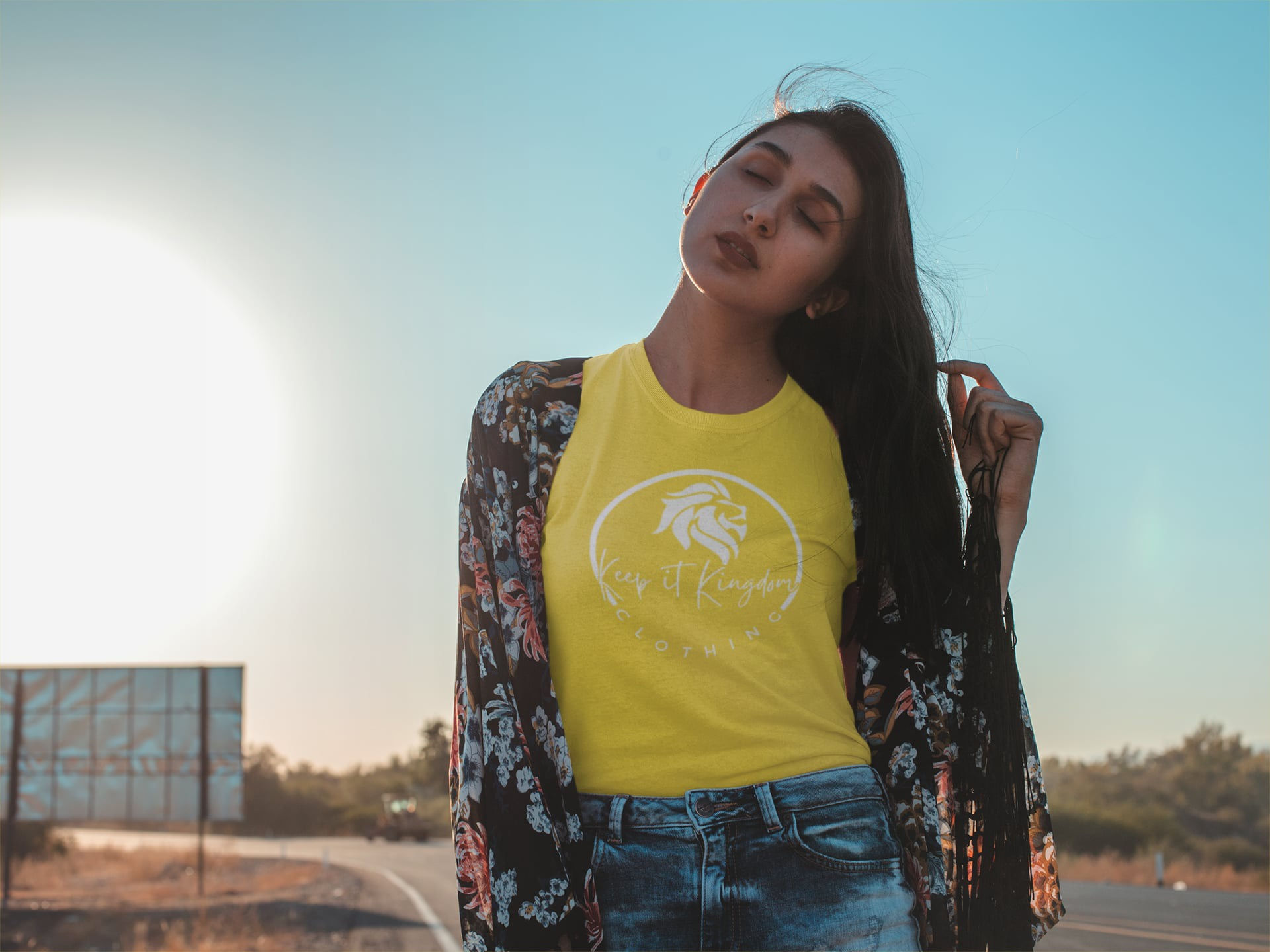 Women's KiK Yellow T-Shirt