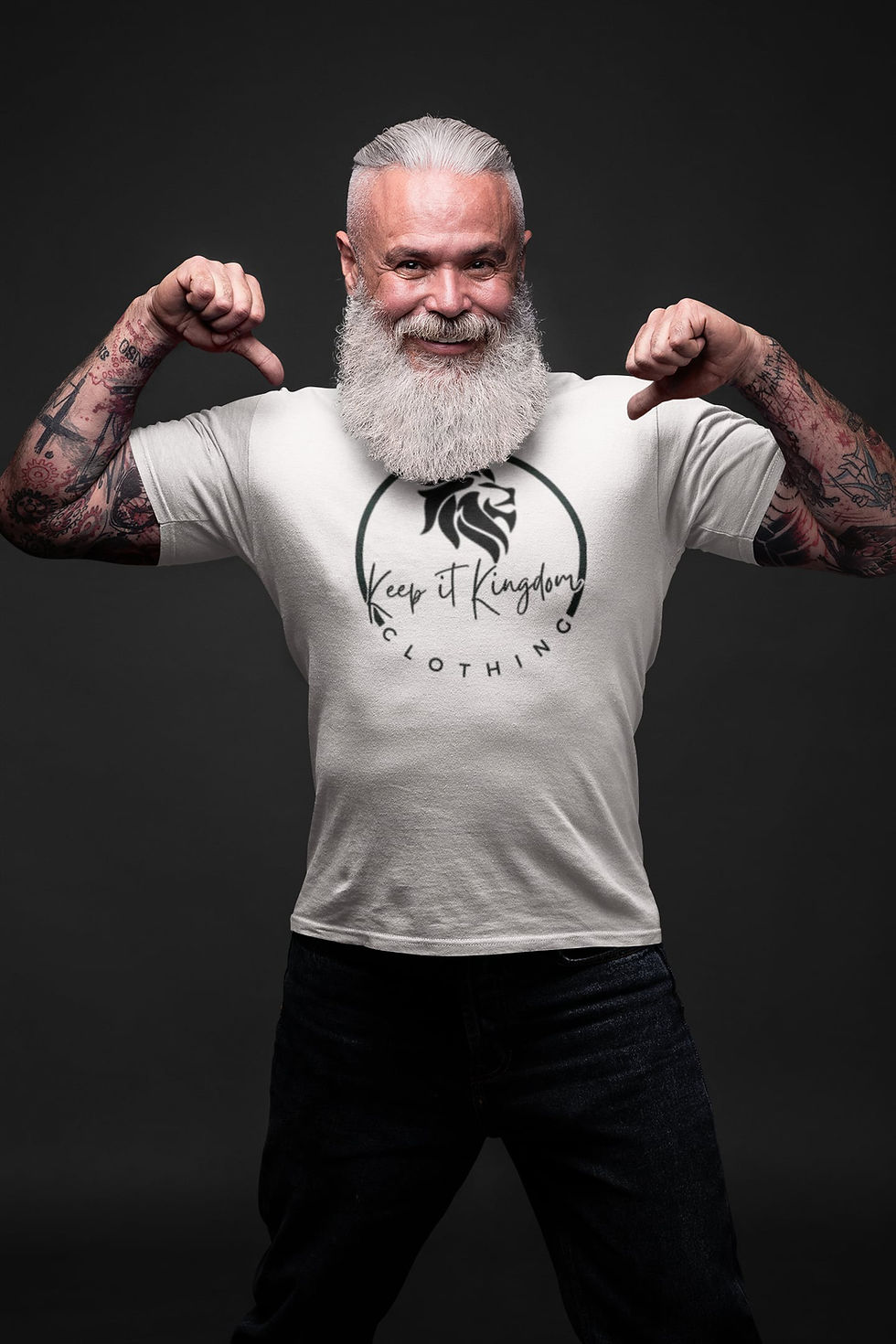 Thumbnail: Men's KiK White T-Shirt