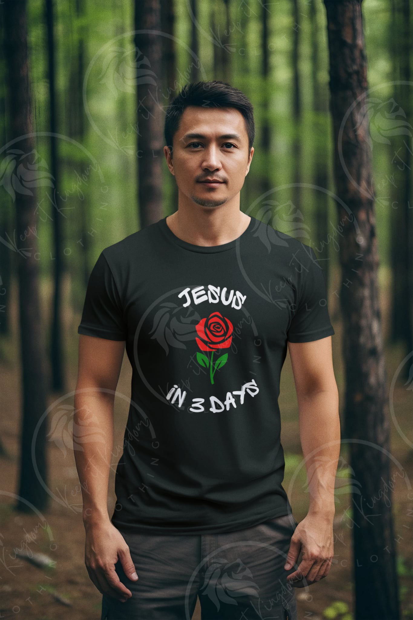 Mens "Jesus Rose" T-Shirt