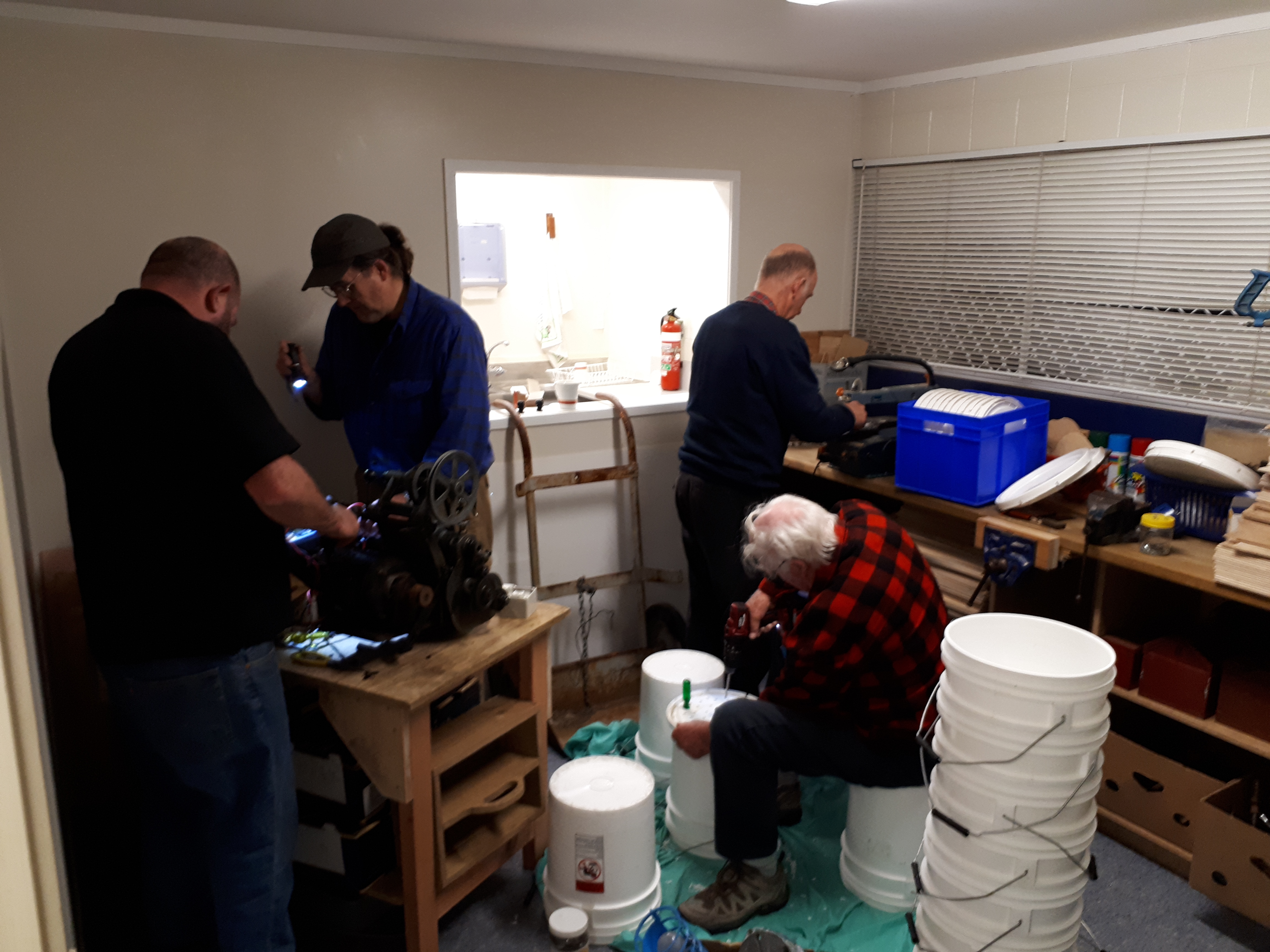 Men at work!