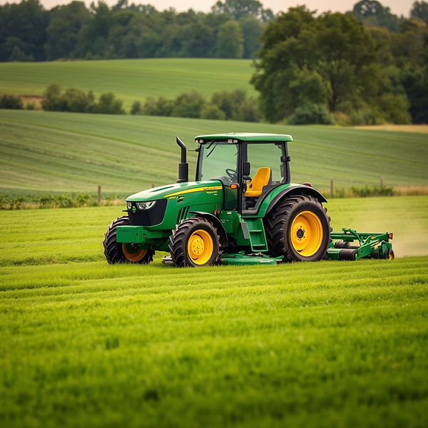 John deere tractor mowing farm field.jpg