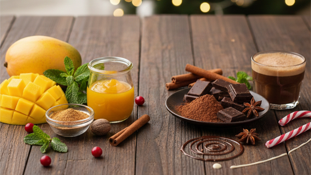 Arranged Food and Objects