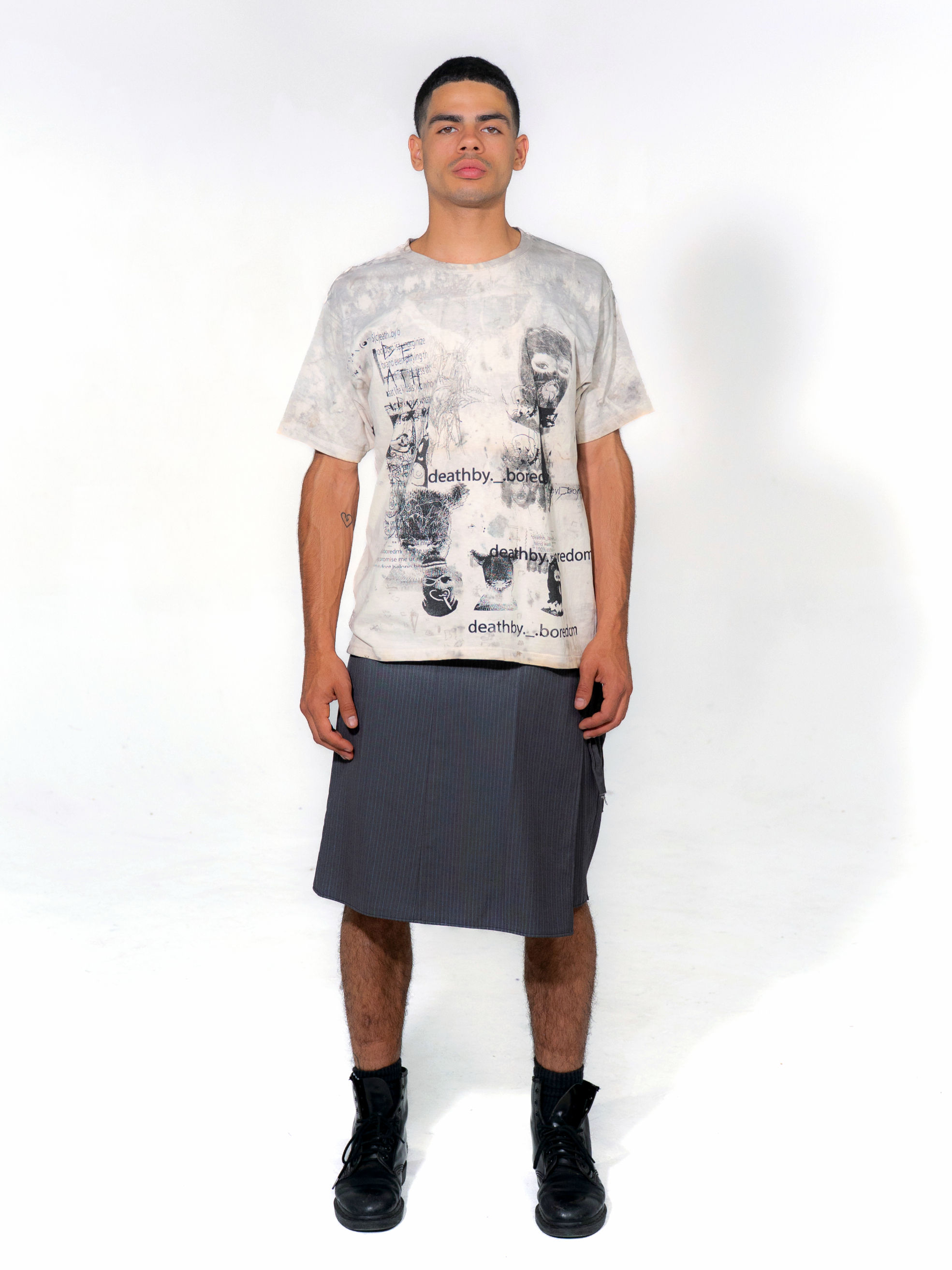 CL Re:worked x deathby._.boredom - Eco-Dyed Tee #1