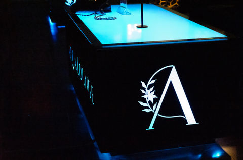 table setting at Aqua Lounge - Hookah Lounge and Bar