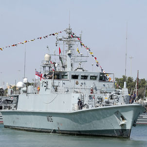 First shipment of naval military units arrives in Abu Dhabi for NAVDEX 2021