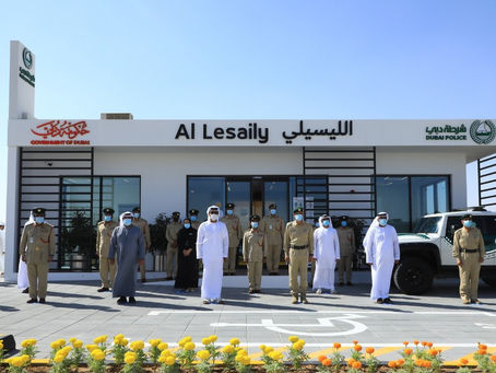 Dubai Police inaugurates a new Police station in Al Lesaily